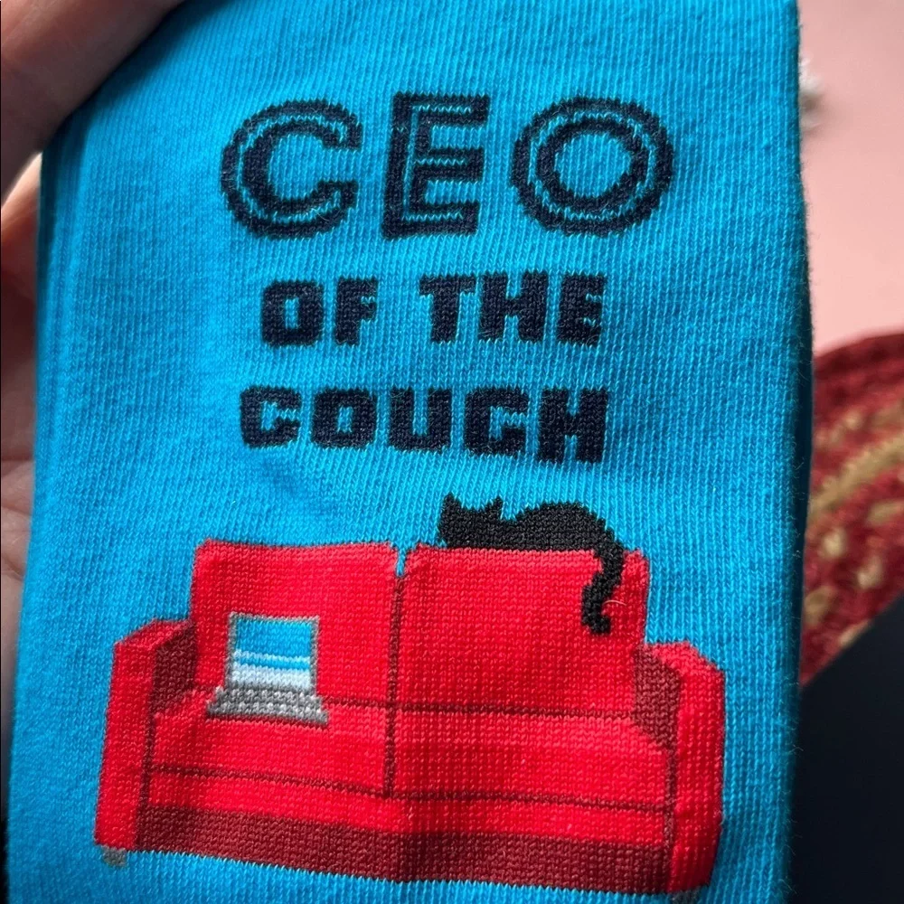 Hot Sox men’s CEO of the Couch socks. Size 10-13. NWT